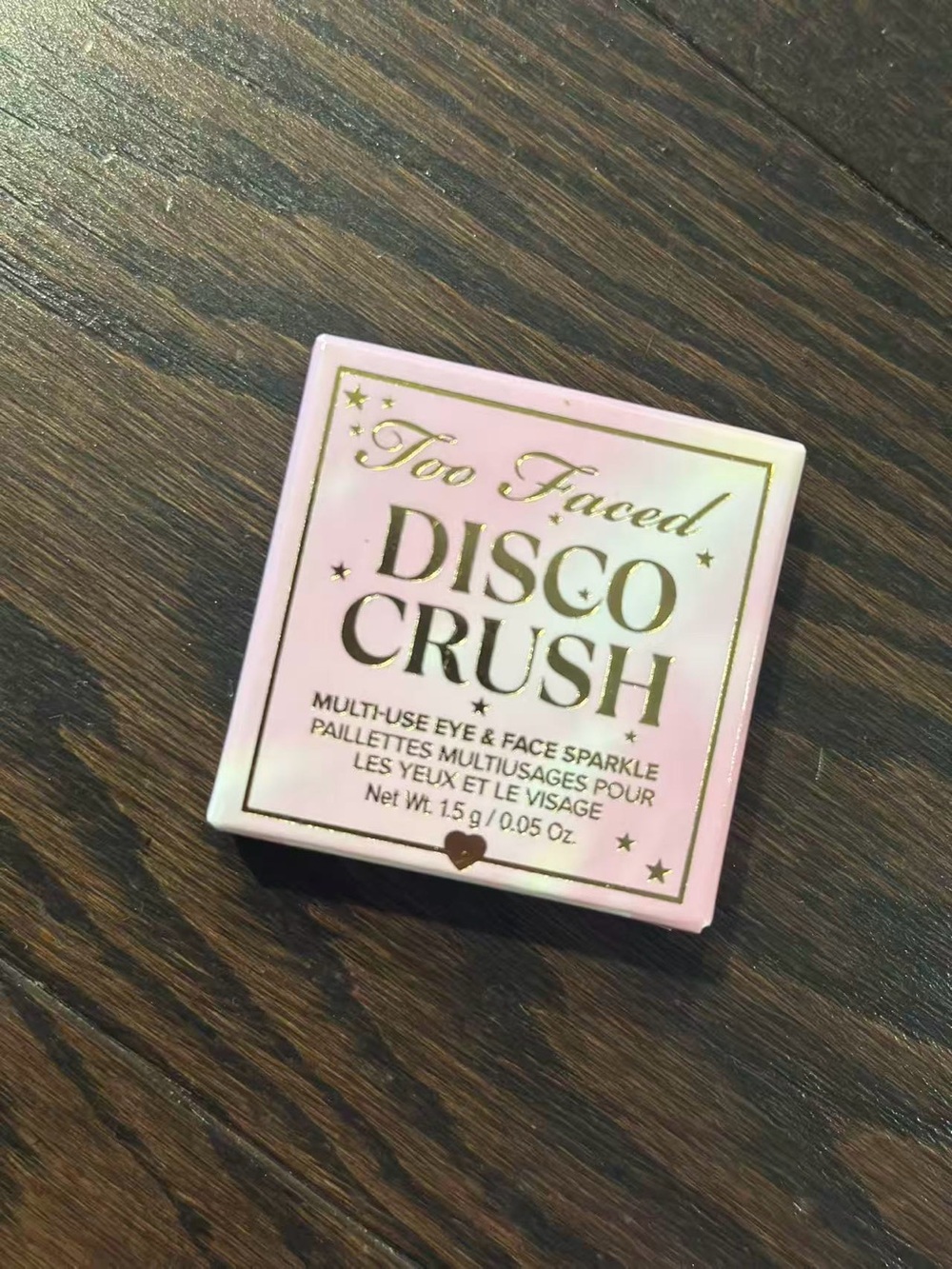 Too Faced Disco Crush Multi-Use Sparkle - Light Pink & Gold